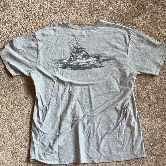 Quiksilver Gray Ship logo Short Sleeve Shirt - Picture 4 of 4